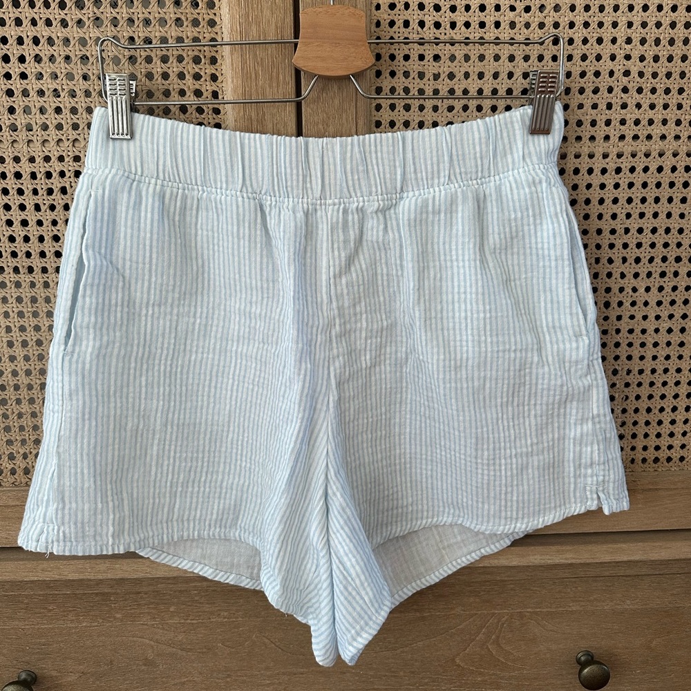 NWOT LLBean Striped Coverup Shorts